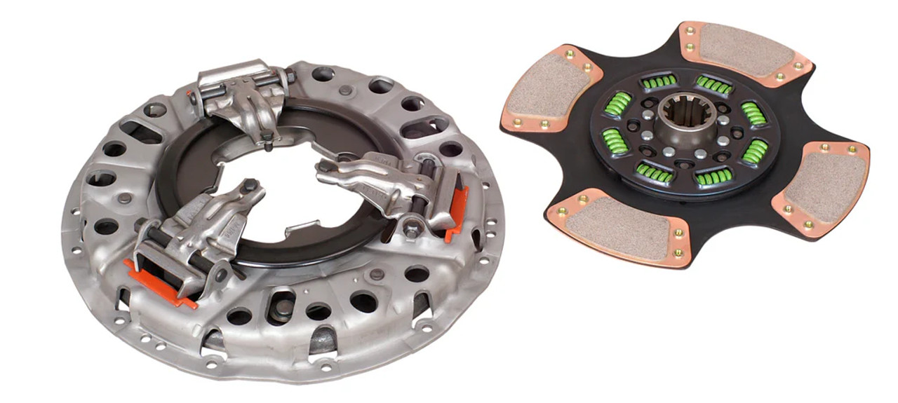 14" X 1.5" Push Type Clutch, 8 Spring, 4 Paddle, 500 Max Torque- New, replaces 107621-1