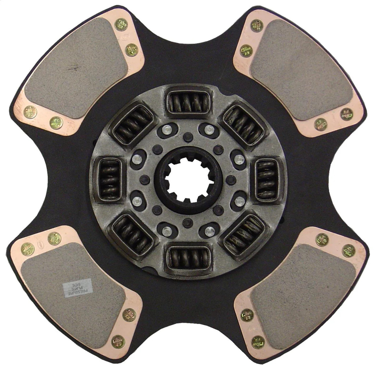 14" x 2" Stamped Steel Clutch, 8 Spring, 4 Paddle, 1000 Max Torque- New, replaces 107342-24