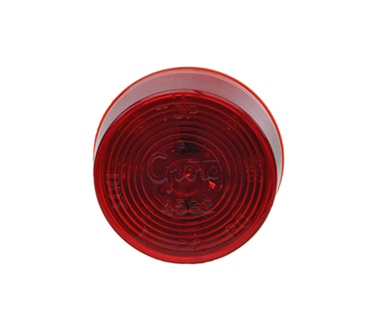 Grote G3002 2" Round Hi Count LED Clearance / Marker Lamp- Red- 9 Diodes