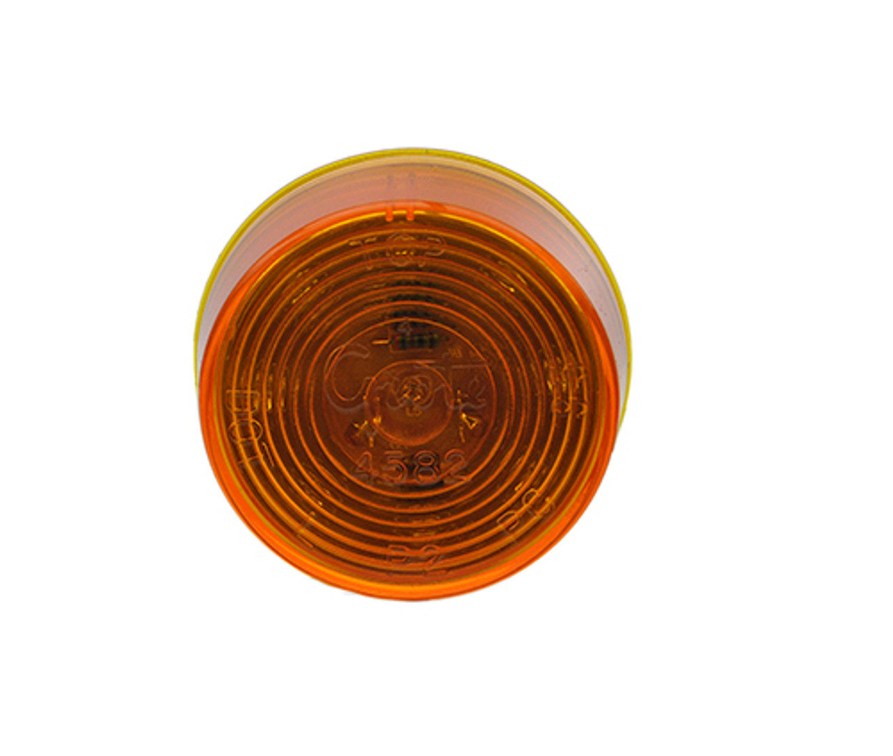 Grote G3003 2" Round Hi Count LED Clearance /Marker Lamp- Amber- 9 Diodes