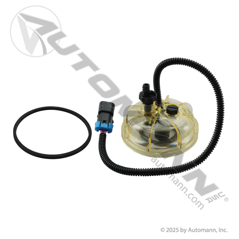 Racor Type Fuel Filter Bowl- Shallow w/ Heater- replaces RK21113