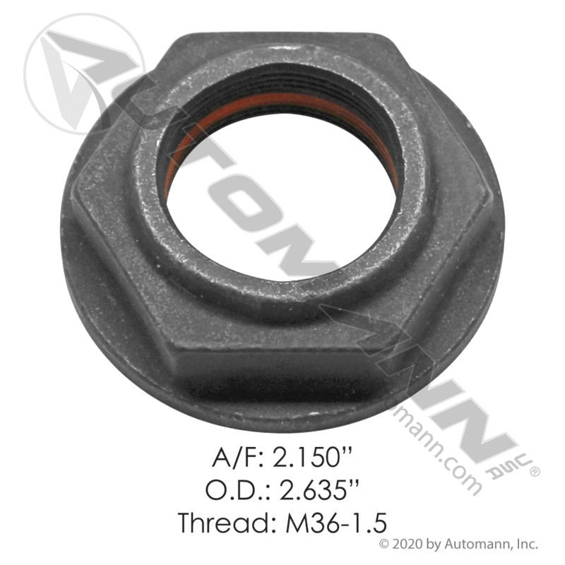 wase-da205／60R16 Spicer Differential Lock Nut- replaces 127589 - Triple 