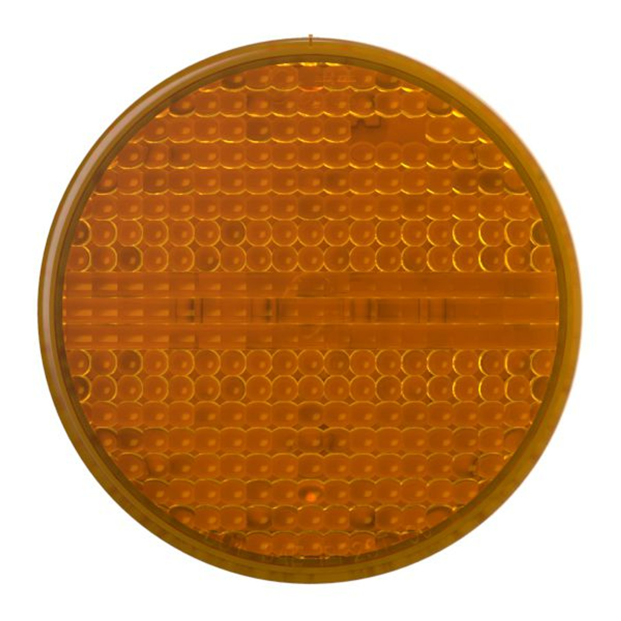 Grote 77353 4" Round LED Strobe Lamp- Amber- Class II