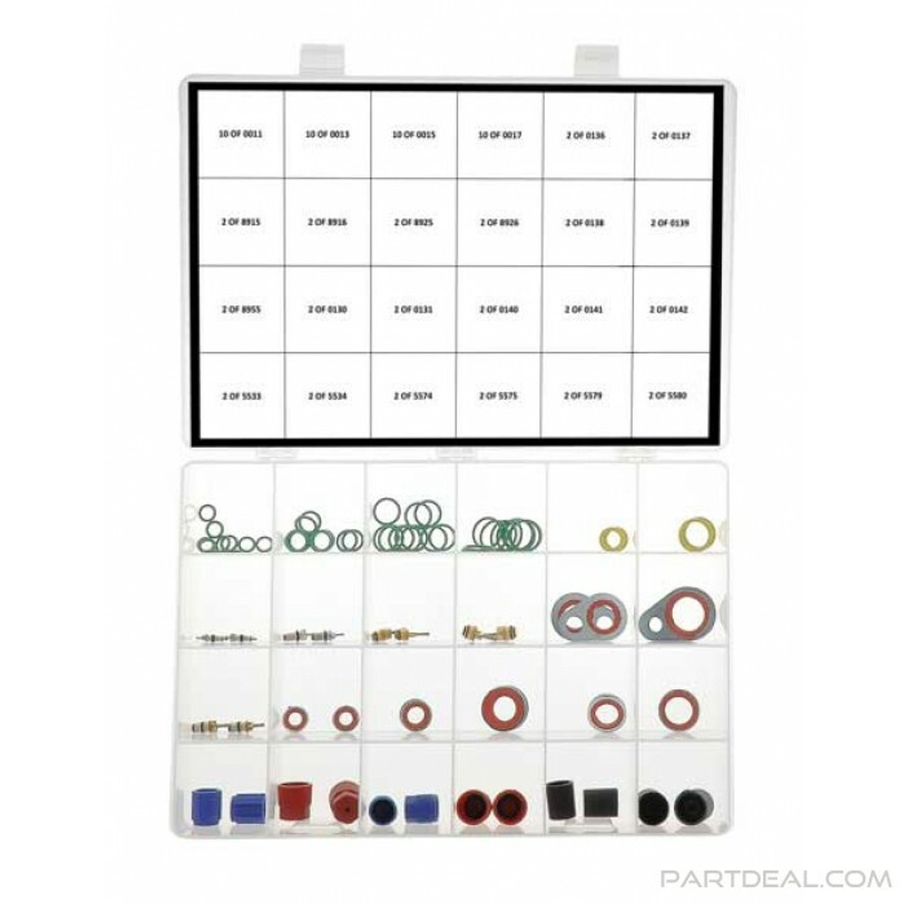 A/C Master Service Kit- O-rings, Seals, Valves & Caps