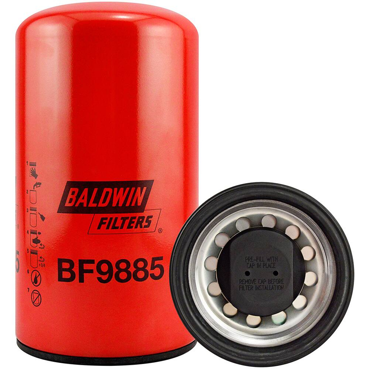 Baldwin BF9885 Baldwin BF9885 Fuel Filter, Spin-on- Cummins