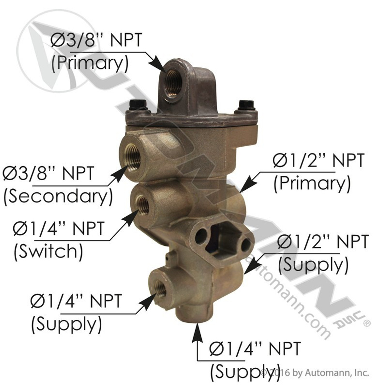 Tractor Protection Valve (Bendix TP-3DC style)- replaces 065706