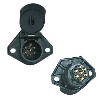 Automann 179.1039 Phillips Style 7 Pin Socket- Plastic- Split Pins