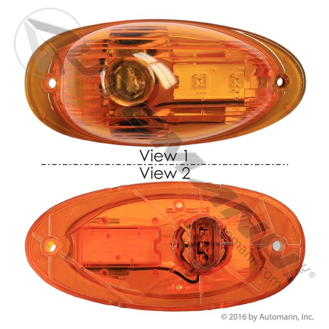 Automann 564.55216 International LED- Side Turn Signal/ Marker Lamp-  replaces 3599250C93