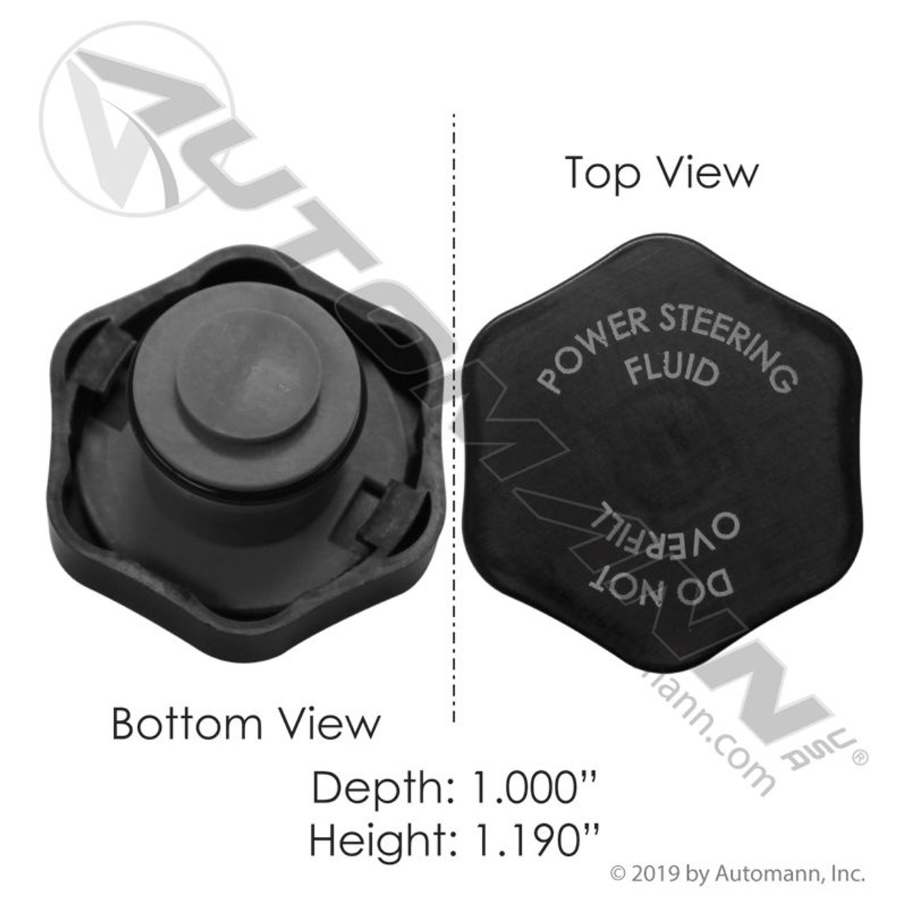 Freightliner Power Steering Cap- '15- up Cascadia