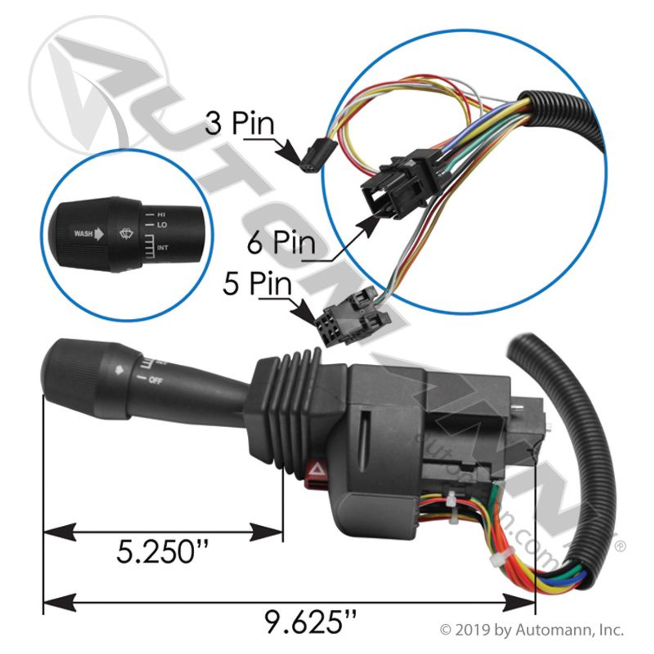 Universal Turn Signal Switch- Thomasbilt, Terex, Douglas