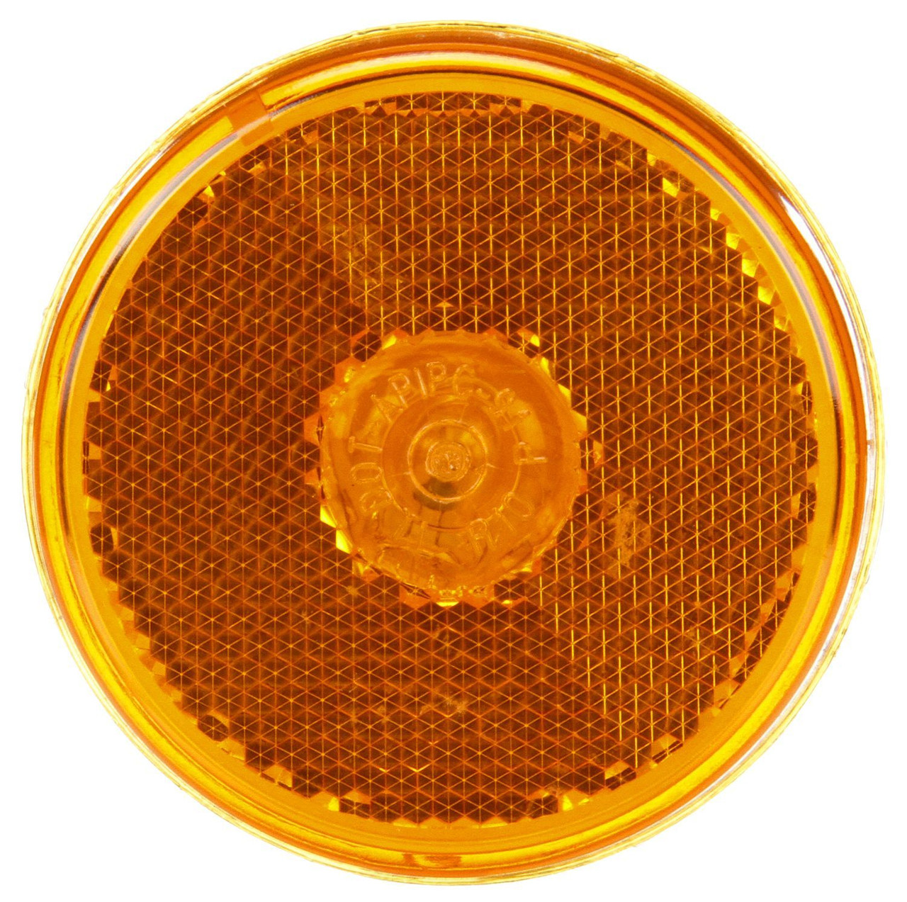 Truck-Lite 10205Y Model 10 (2.5" Round) Clearance/ Marker Lamp- Amber- Incancdescent- Reflectorized
