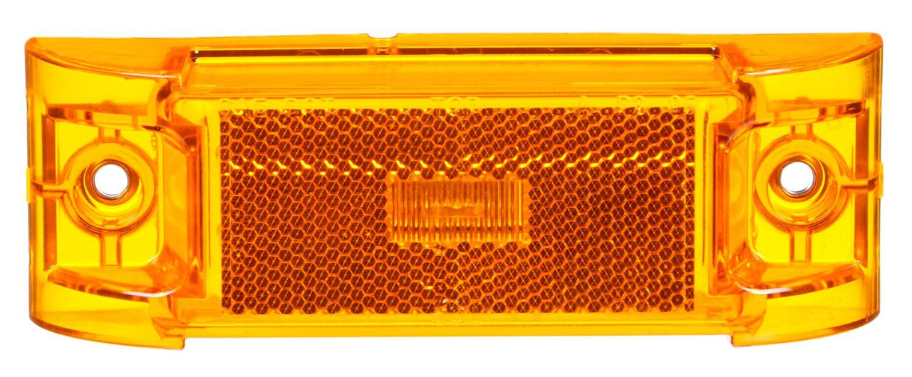 Truck-Lite 21251Y Model 21 (6" x 2" Rectangular) LED Clearance / Marker Lamp- Amber- Reflectorized- 1 Diode