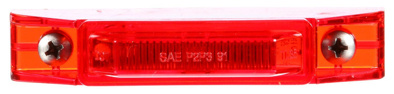 Truck-Lite 35200R 35 Series (4" x 3/4" Slim Rectangular) LED Marker / Clearance Lamp- Red- 1 Diode