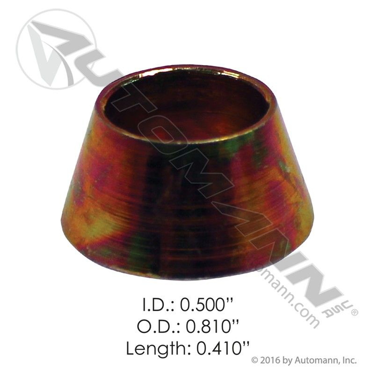 Drive Flange Wedge- .50 ID x .81 OD