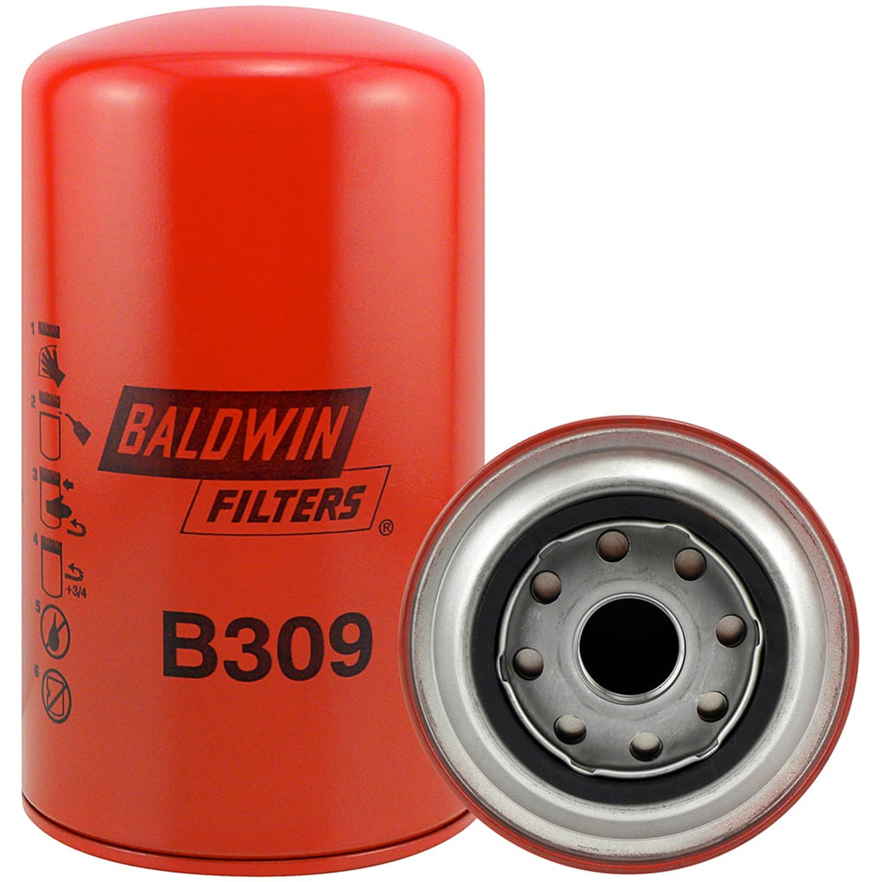 Baldwin B309 Lube Filter-Spin-on