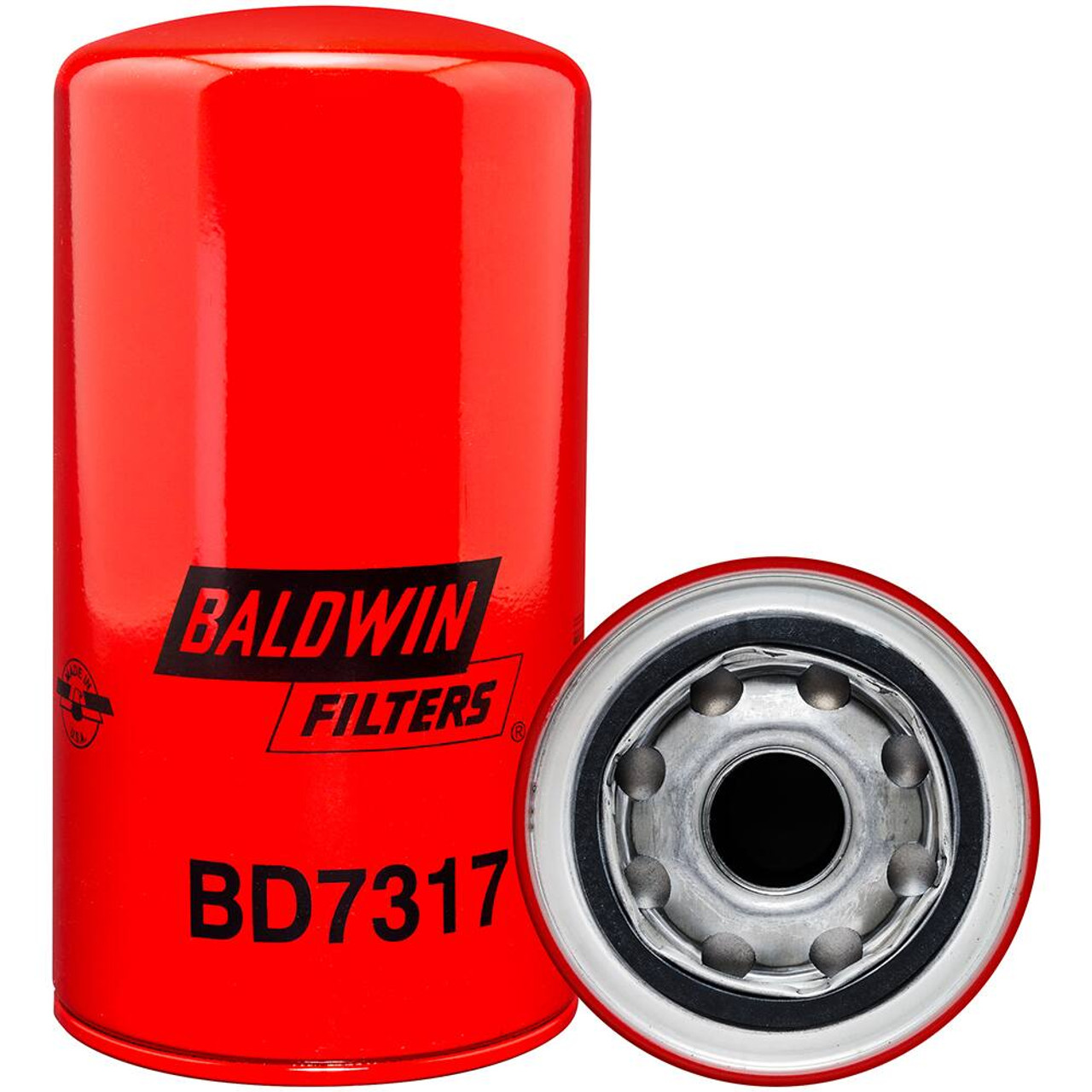 Baldwin BD7317 Dual-Flow Lube Filter-Spin-on