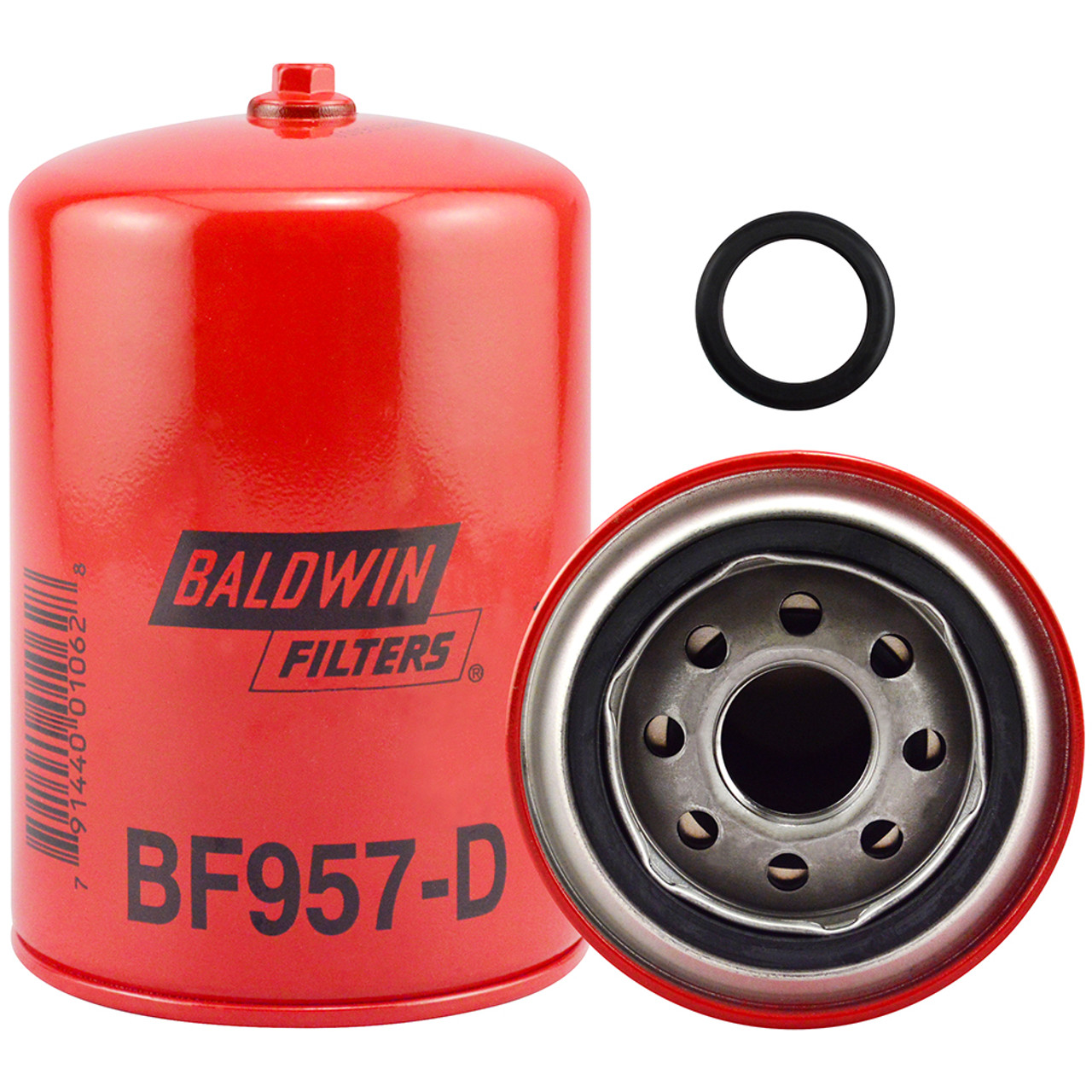 Baldwin BF957-D Fuel Filter-Spin-on w/Drain