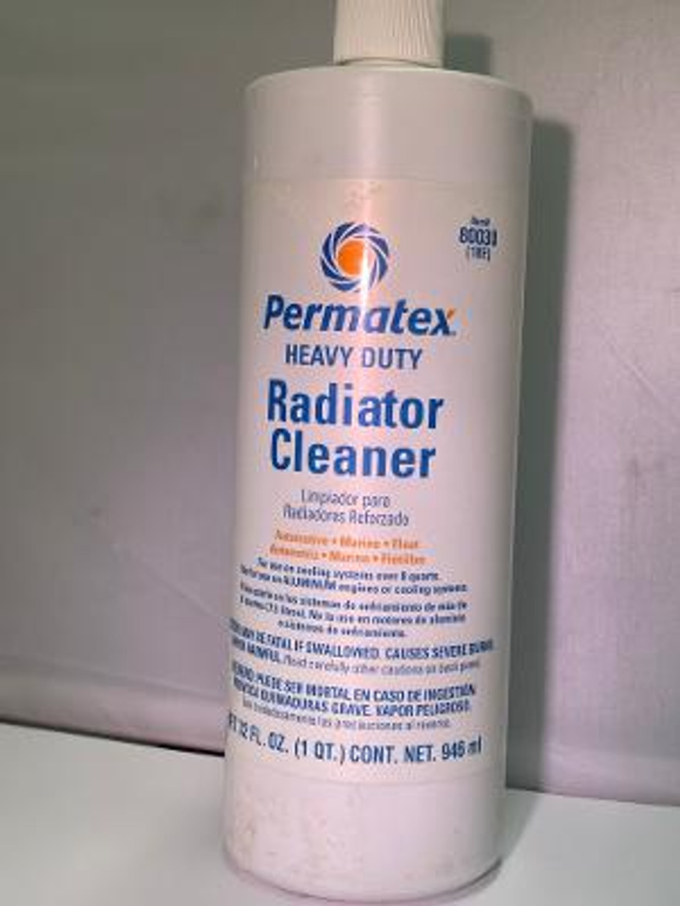 Permatex Heavy Duty Radiator Cleaner- 1qt Bottle (80030)