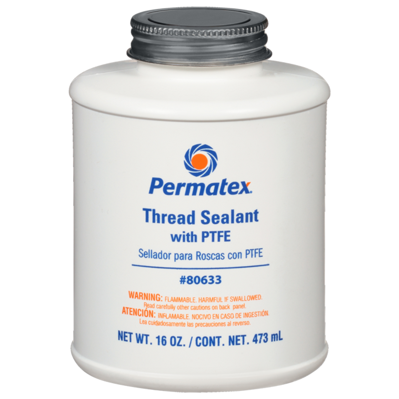 Permatex #14 Thread Sealant w/ Teflon- 16oz Bottle (80633)