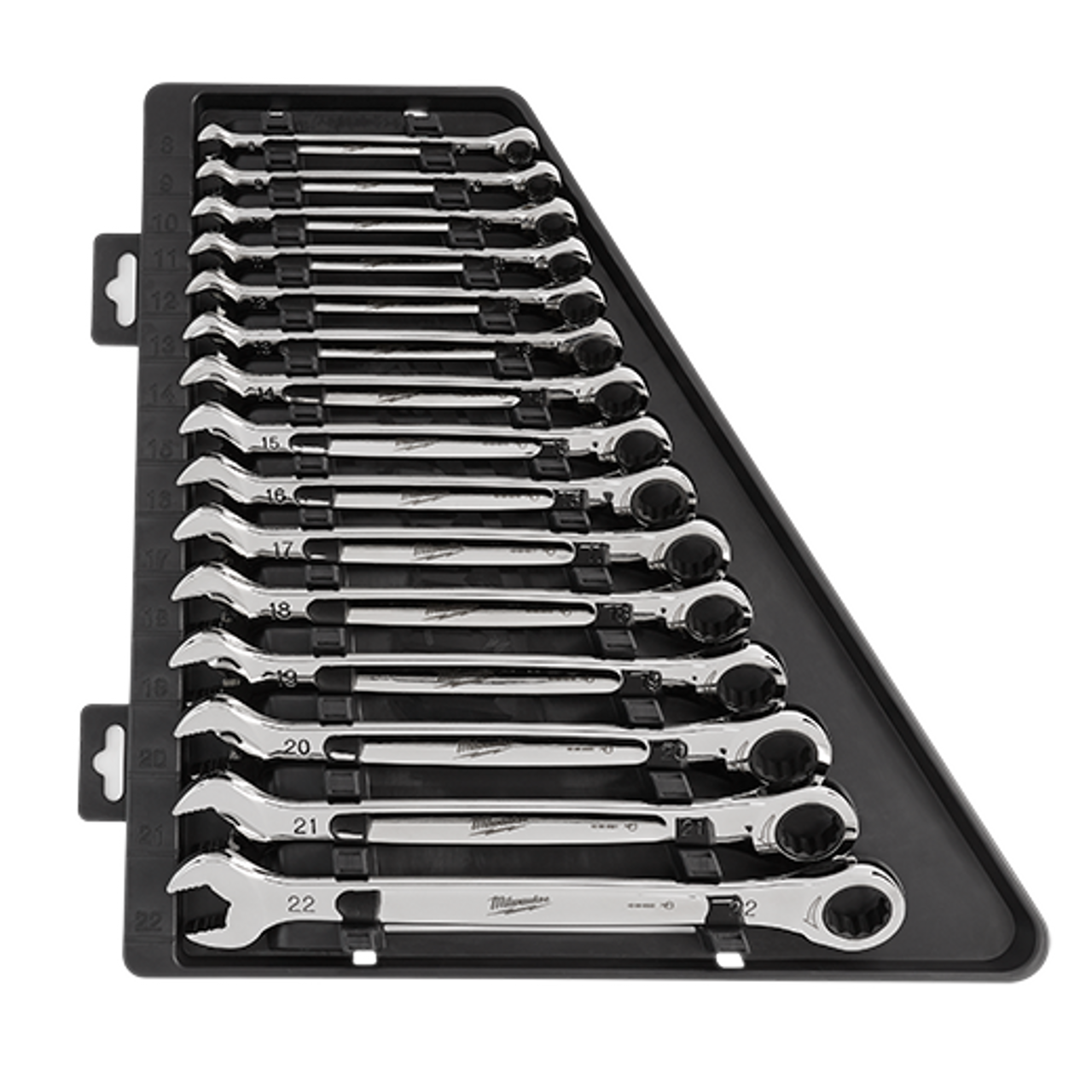 Milwaukee 15pc Ratcheting Combination Wrench Set - Metric 48-22-9516