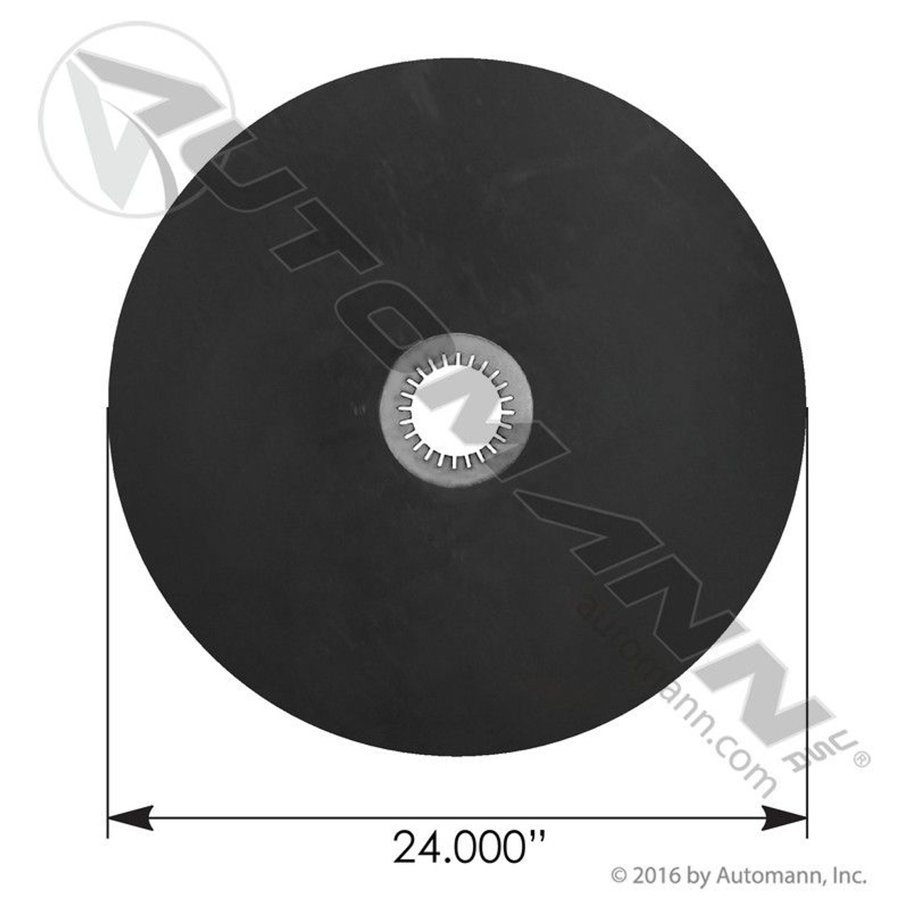 Fifth Wheel Graphite Lube Disc- 24"
