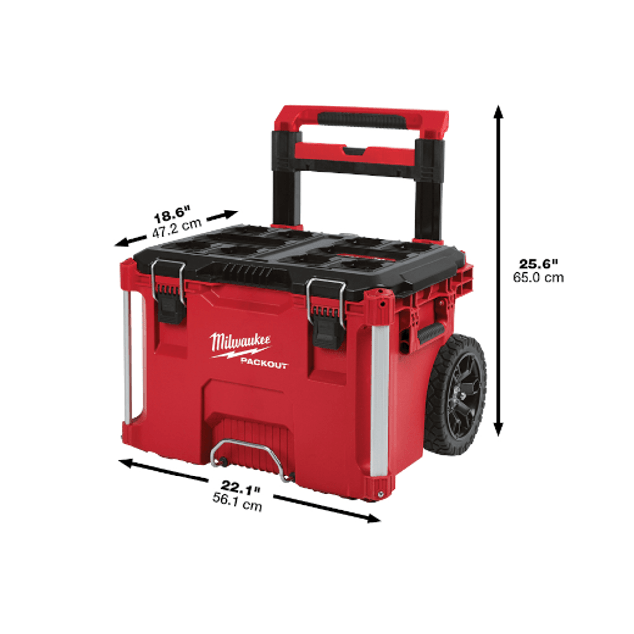 Milwaukee PACKOUT Rolling Tool Box (base unit for the system) 48-22-8426