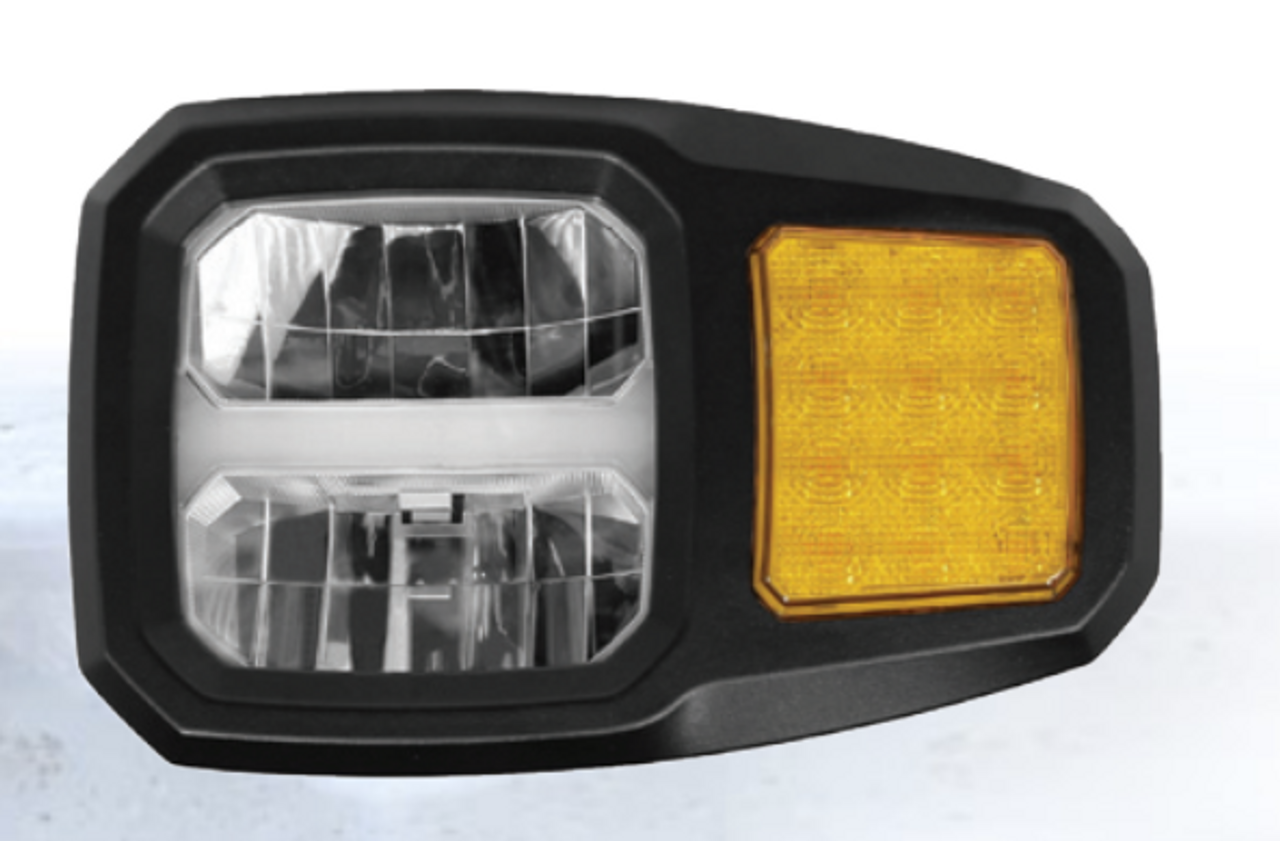Snow Plow Headlamp Assembly Kit- LED Heated- LH
