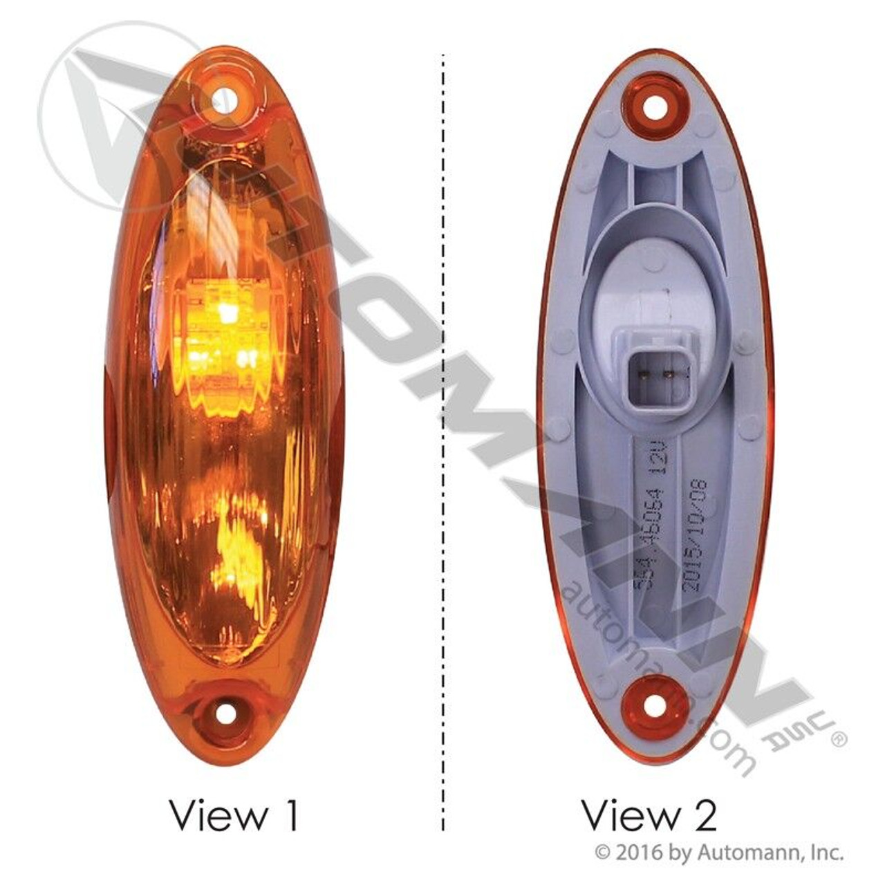 Freightliner Cascadia Cab Marker Lamp LED- Large Plug- Replaces A06-51912-002