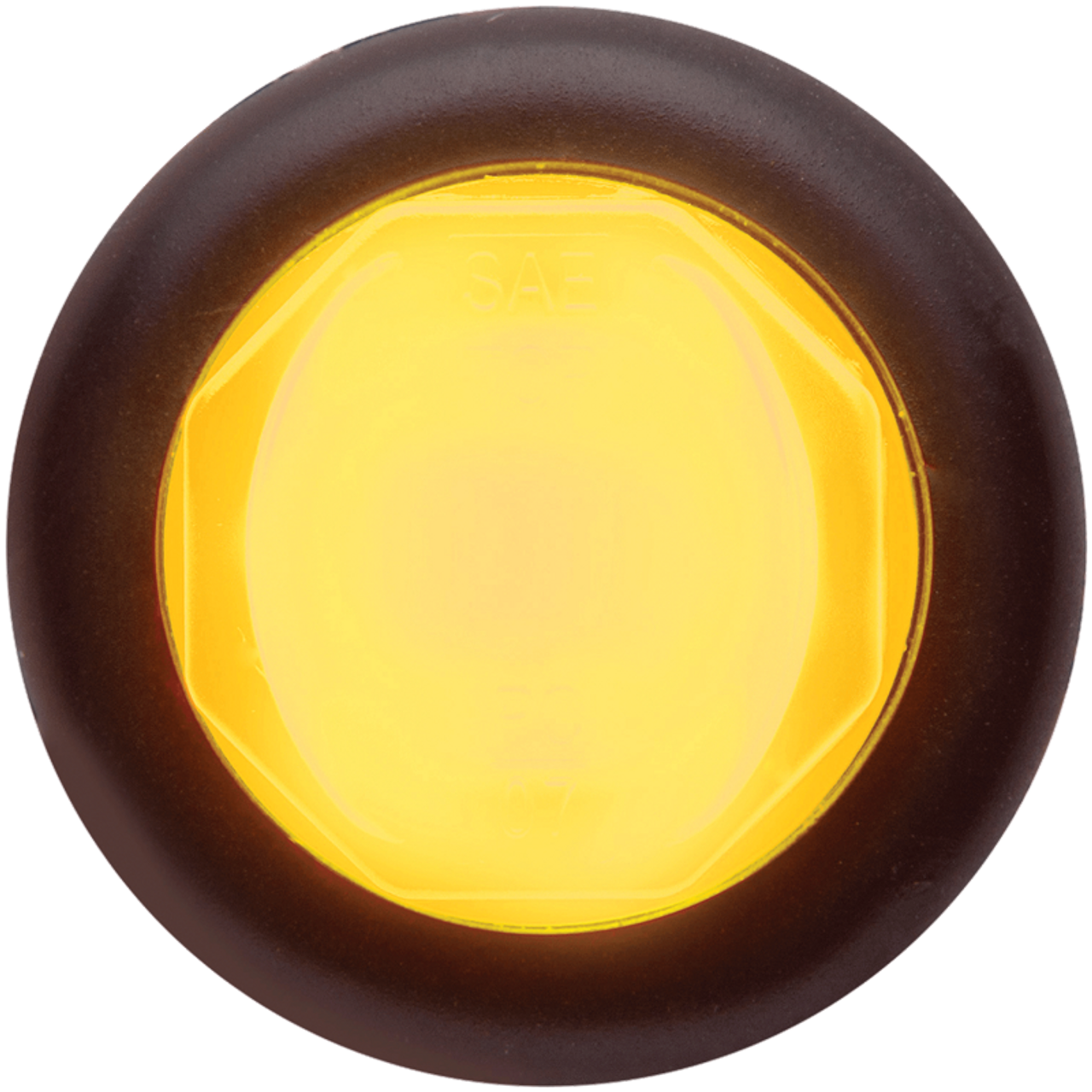 Optronics MCL111AKB GloLight 3/4" Round LED Marker / Clearance Lamp Kit- Amber (SO)