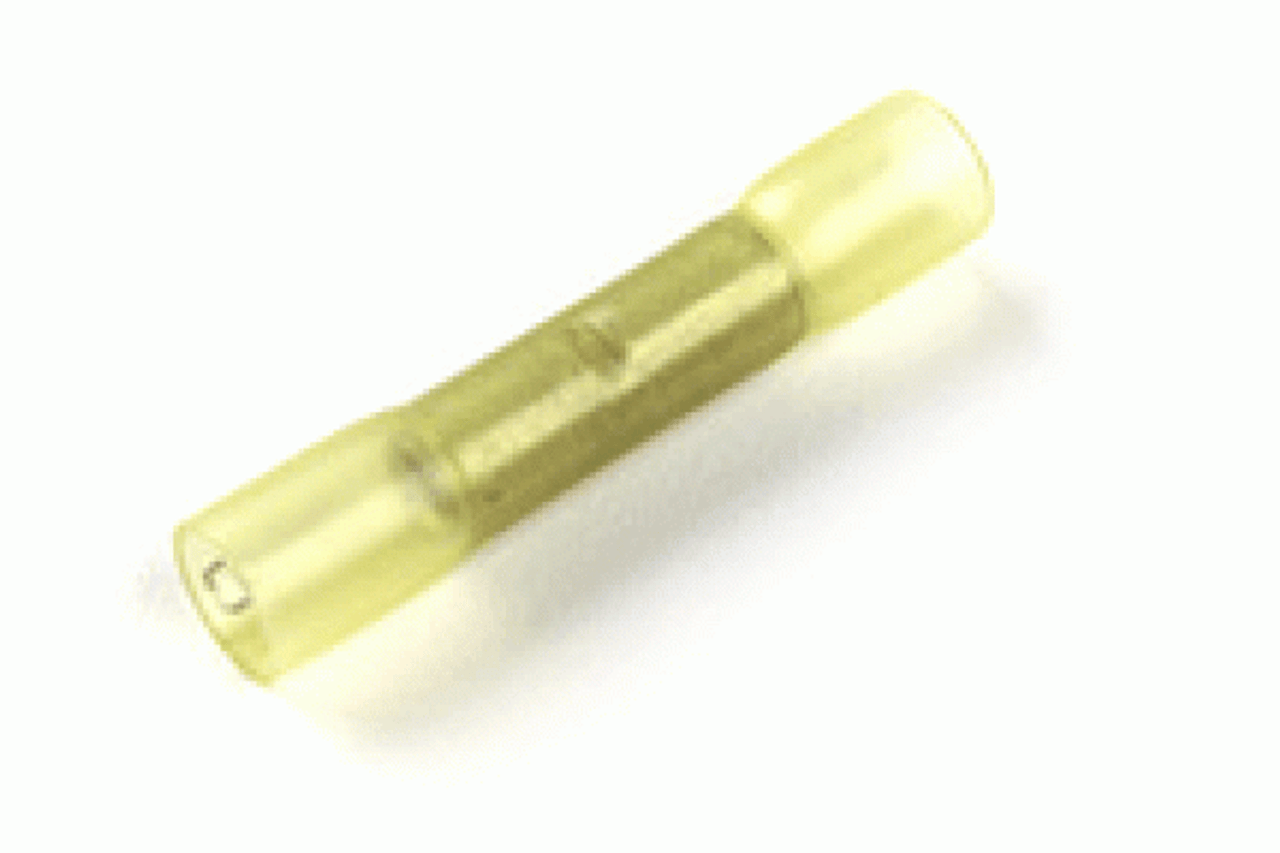 Heat Shrink Butt Connectors- 12-10 GA- Yellow- Pack of 15 (Grote 84-3550)