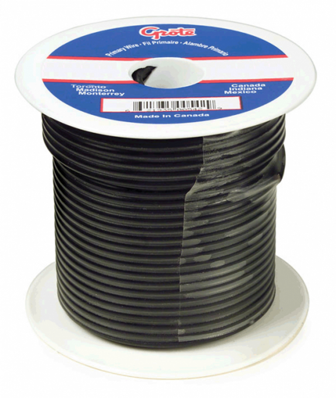 Grote 87-4002 Primary Wire- 8 GA, 100'- Black