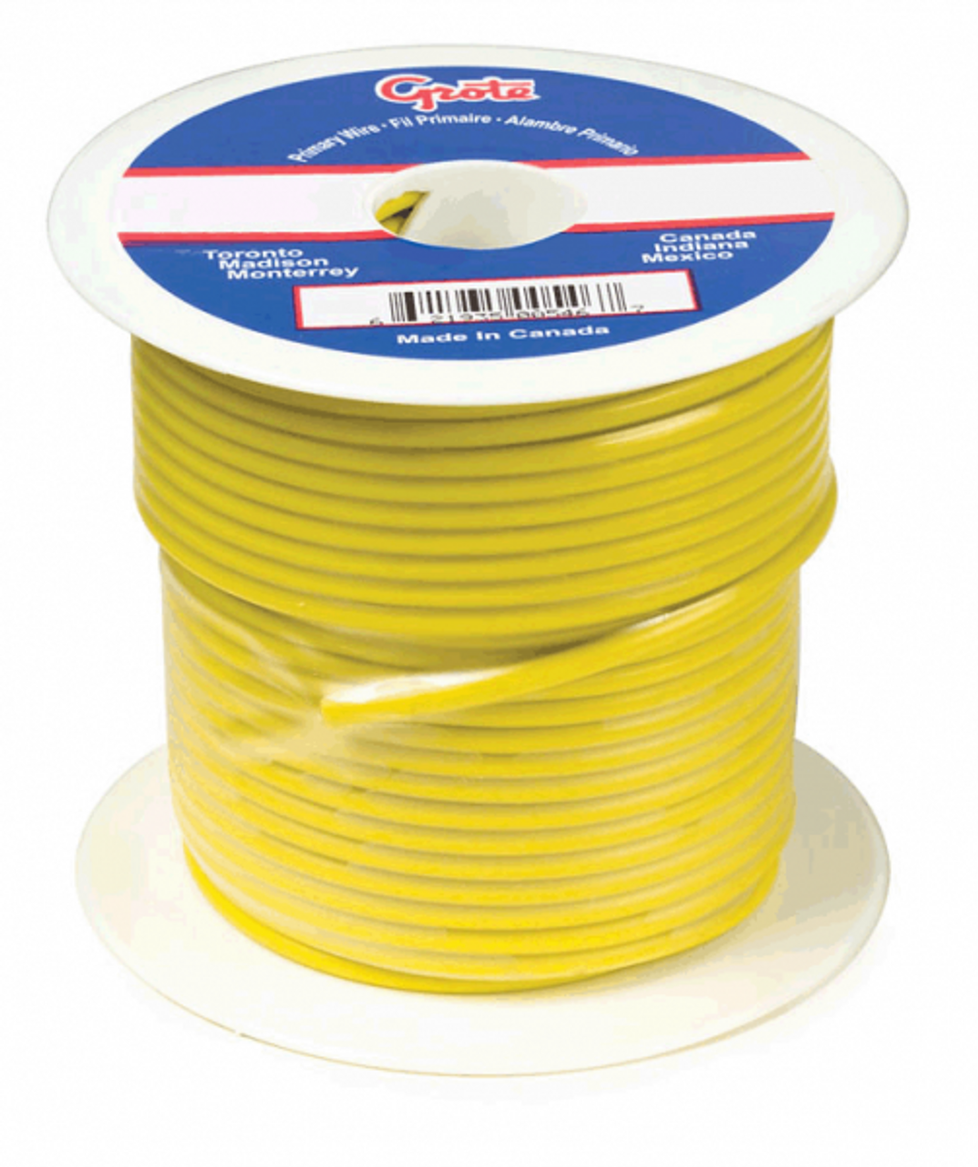 Grote 87-8011 Primary Wire- 16 GA, 100'- Yellow