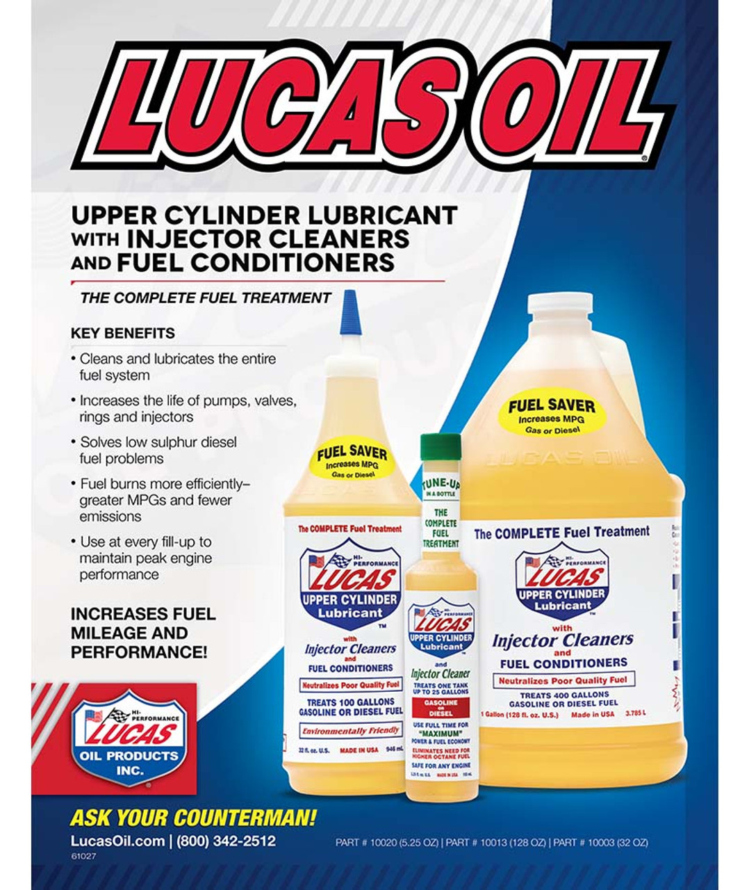 Lucas Fuel Treatment- 1 Gallon (10013)