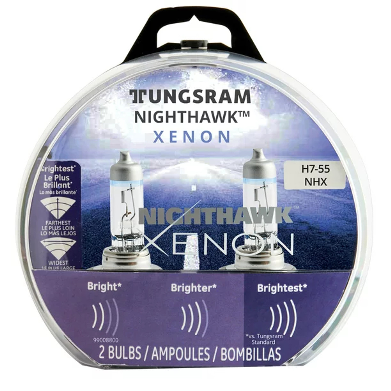Nighthawk 9006NHX Xenon Headlamp Capsule- 1 Pair- Low Beam 12v- GE / Tungsram