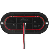 Maxxima M63320R 6" Oval LED  Stop / Tail / Turn Lamp- Surface Mount- Red