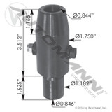Eaton Shifter Isolator Assembly- replaces S1607