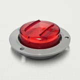 Grote 01-4613-70 SuperNova 2" Round LED Clearance / Marker Lamp- Red w/ Gray Flange
