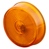 Grote 45813 2.5" Round Sealed Clearance / Marker Lamp- Amber- Optic Lens- Incandescent