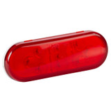 Grote 54132 SuperNova 6" Oval S/T/T Lamp- Red, 9 Diode