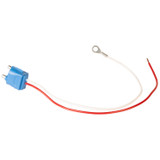 Grote 67010 2 Pin PL-3 Style Straight S/T/T Pigtail- 10.25" w/ 1 Ring Terminal, 1 Bare Wire