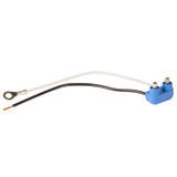 Grote 67050 2 Pin PL-10 Style Pigtail w/ 1 Ring Terminal, 1 Bare Wire- 6"