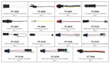 Shop Pack- Sunair Heavy Duty A/C & Sensor Pigtail Connector Assortment Kit- 15pc
