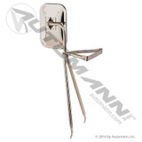 Medium Truck Swing Away Mirror Assembly w 7.5" x 10.5" Head- Stainless Steel