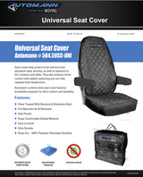 Universal High Back Seat Cover