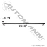 CB Antenna- 24in, Black