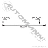 CB Antenna- 48in, Black