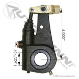 Meritor Type Automatic Slack Adjuster- 1.625"-37 Spline,  6" Arm- replaces R803116