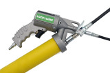 LockNLube 2-in-1 Pneumatic Grease Gun- Yellow