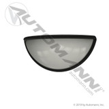 School Bus Cross View Convex Mirror- Black