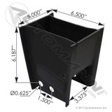 Binkley Trailer Rear Spring Hanger- Undermount- replaces SP0160